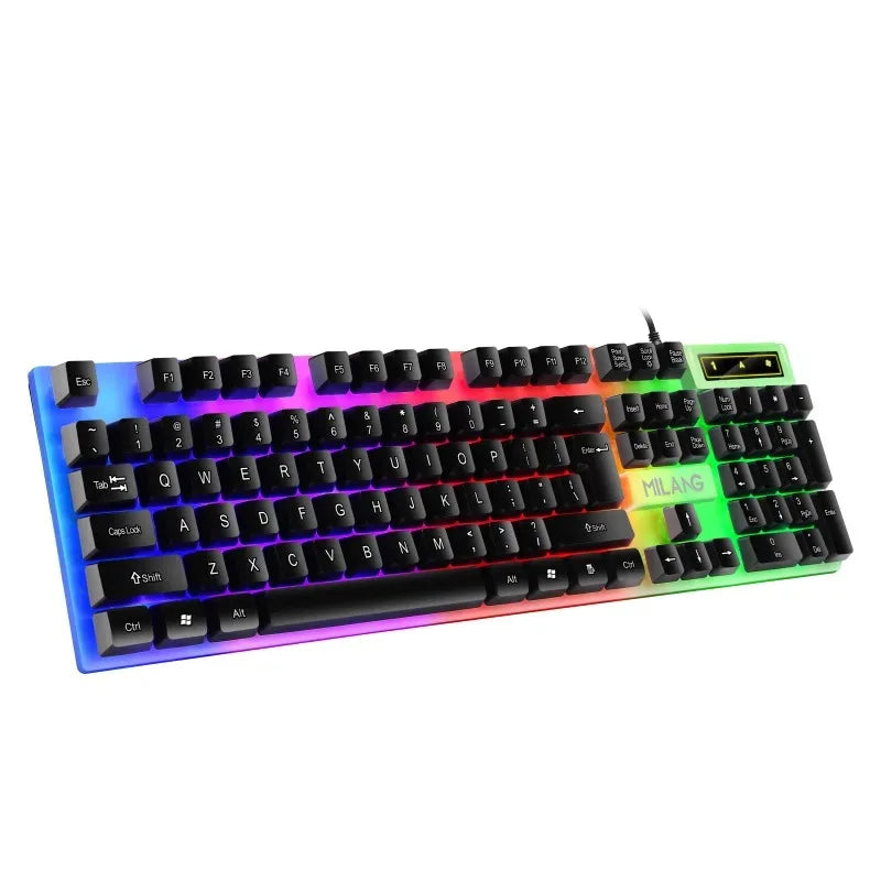 104 key Backlit Mechanical Keyboard Wired Gaming Keyboard waterproof Luminous keyboard And Mouse Set for Gamer PC Laptop Office