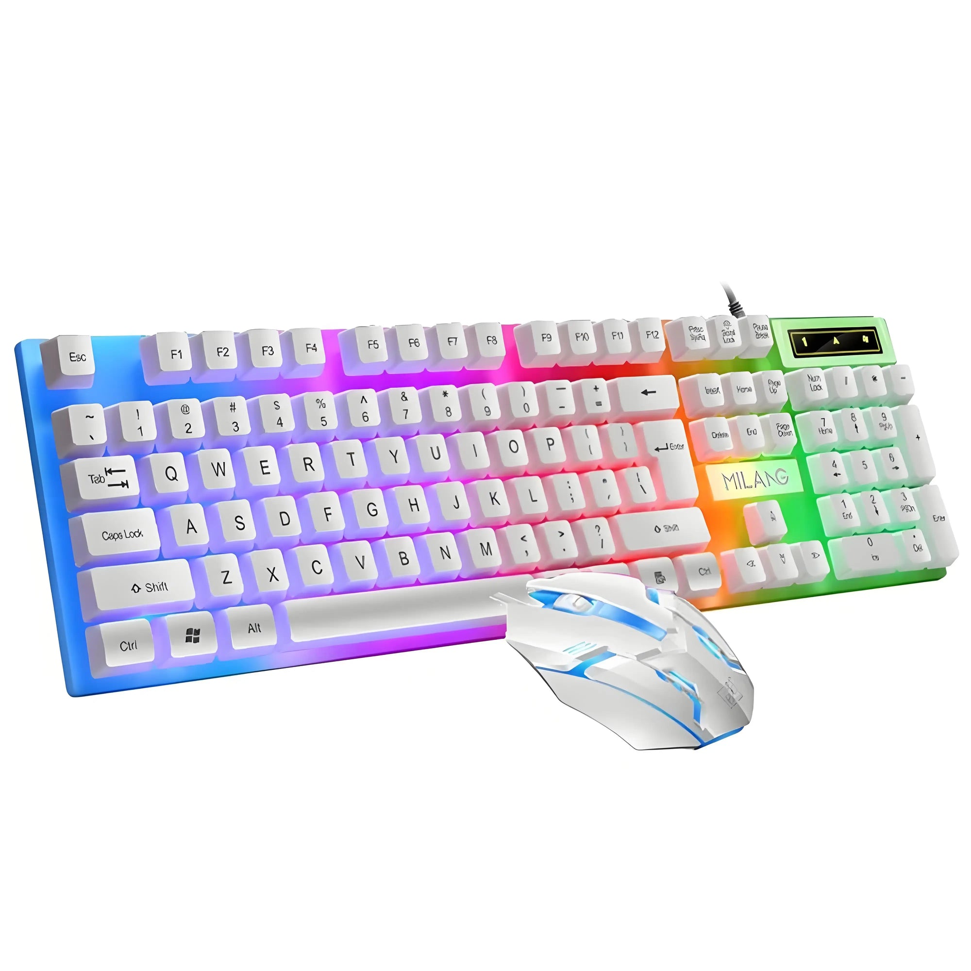 104 key Backlit Mechanical Keyboard Wired Gaming Keyboard waterproof Luminous keyboard And Mouse Set for Gamer PC Laptop Office