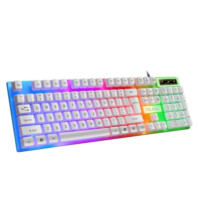 104 key Backlit Mechanical Keyboard Wired Gaming Keyboard waterproof Luminous keyboard And Mouse Set for Gamer PC Laptop Office